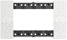 Рамка горизонтальная Legrand BTicino Living Now 1-м. 4 мод. пиксель картинка